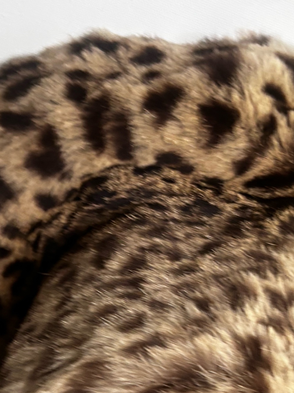 NWT Vintage Fur hat animal Leopard print Furs by Gaylon - Picture 6 of 8